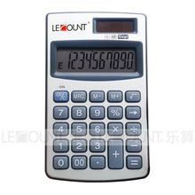 Calculadora de bolsillo de mano de doble dígito de 10 dígitos con cartera opcional (LC328)